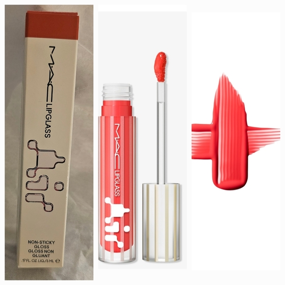 MAC Cosmetics Other - MAC Air Lipglass in Vibrant Red Color- Spritz